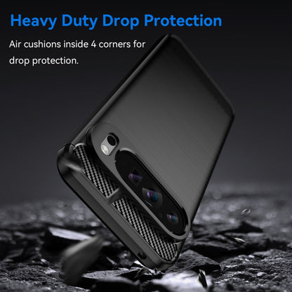 Husa pentru Google Pixel 9 Pro XL, Techsuit, Carbon, Neagra
