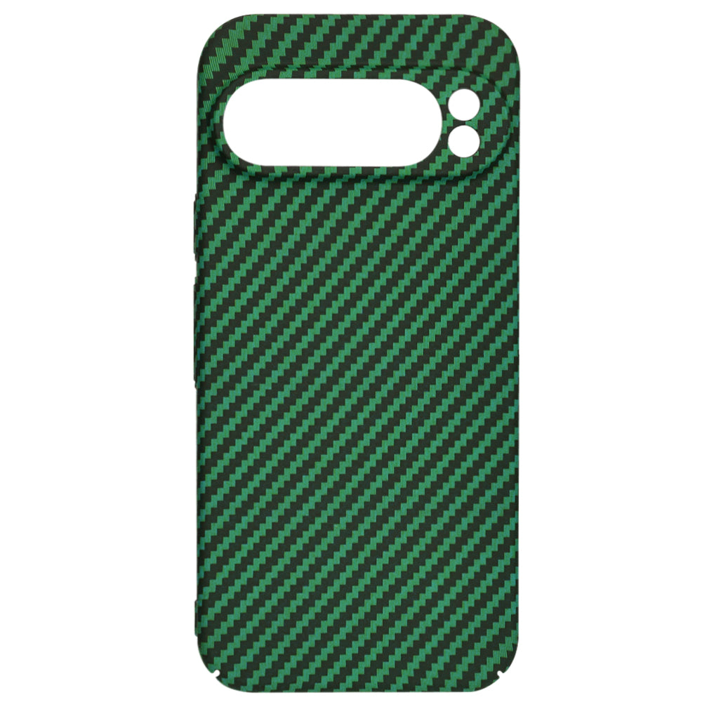 Husa pentru Google Pixel 9 Pro XL, Techsuit, Carbonite FiberShell, Verde