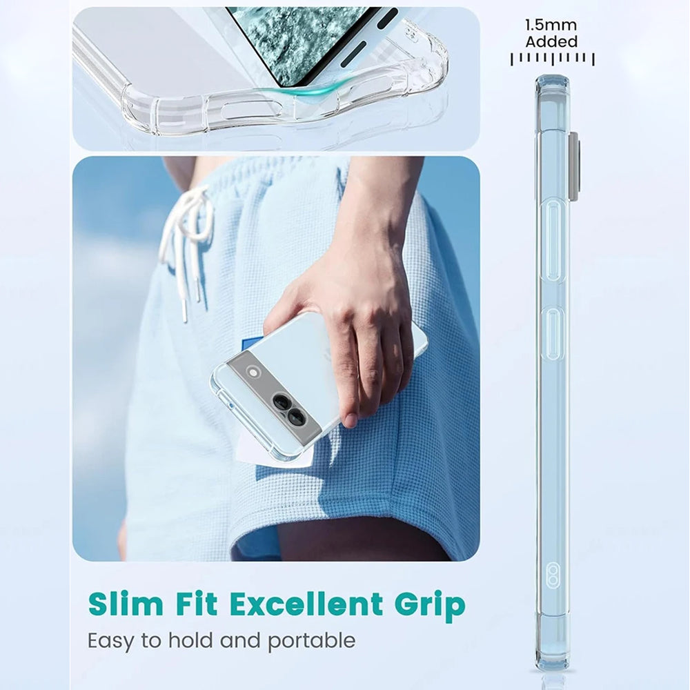 Husa pentru Google Pixel 9, Techsuit, Shockproof Clear, Transparenta