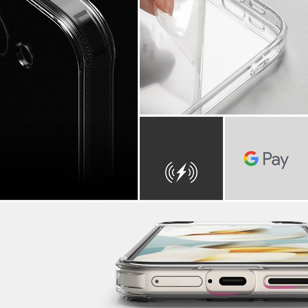 Husa pentru Google Pixel 9a, Ringke, Fusion, Transparenta