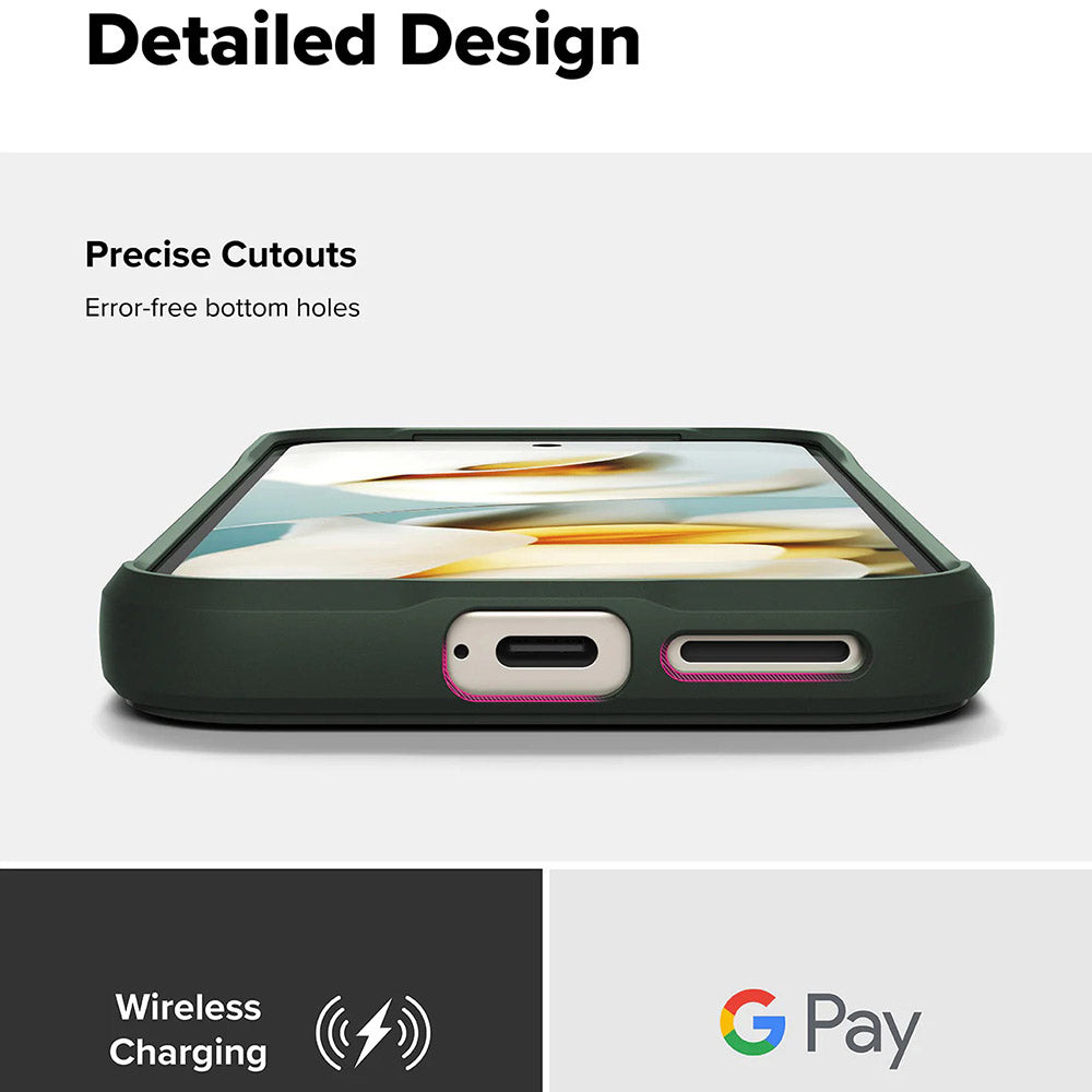 Husa pentru Google Pixel 9a, Ringke, Onyx, Verde Inchis