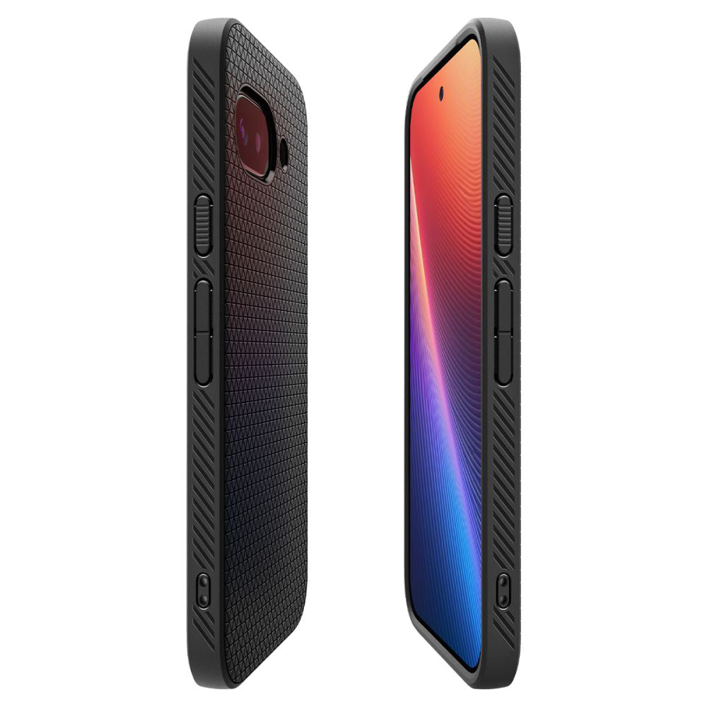 Husa pentru Google Pixel 9a, Spigen, Liquid Air, Neagra Mata ACS09039