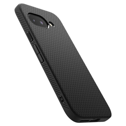 Husa pentru Google Pixel 9a, Spigen, Liquid Air, Neagra Mata ACS09039