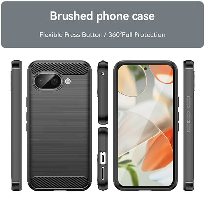 Husa pentru Google Pixel 9a, Techsuit, Carbon, Albastra