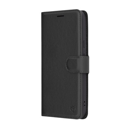 Husa pentru Google Pixel 9a, Techsuit, Leather Folio, Neagra