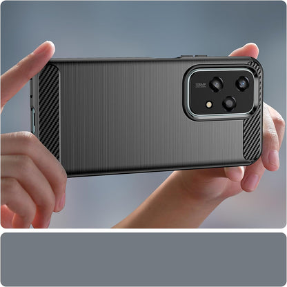 Husa pentru Honor 200 Lite, Techsuit, Carbon, Albastra