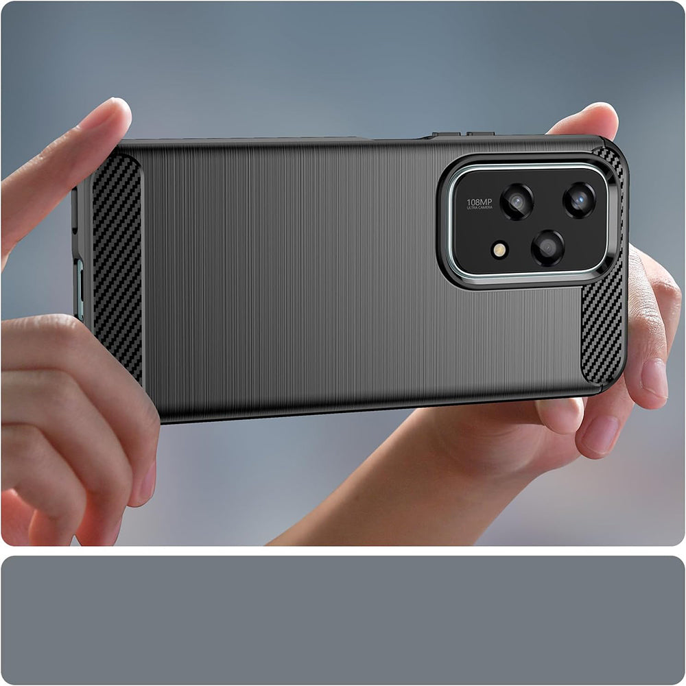 Husa pentru Honor 200 Lite, Techsuit, Carbon, Neagra