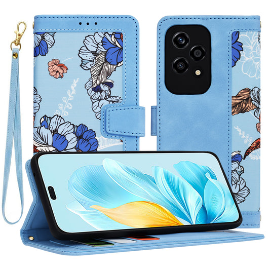 Husa pentru Honor 200 Lite, Techsuit, FlipCraft, Bleu