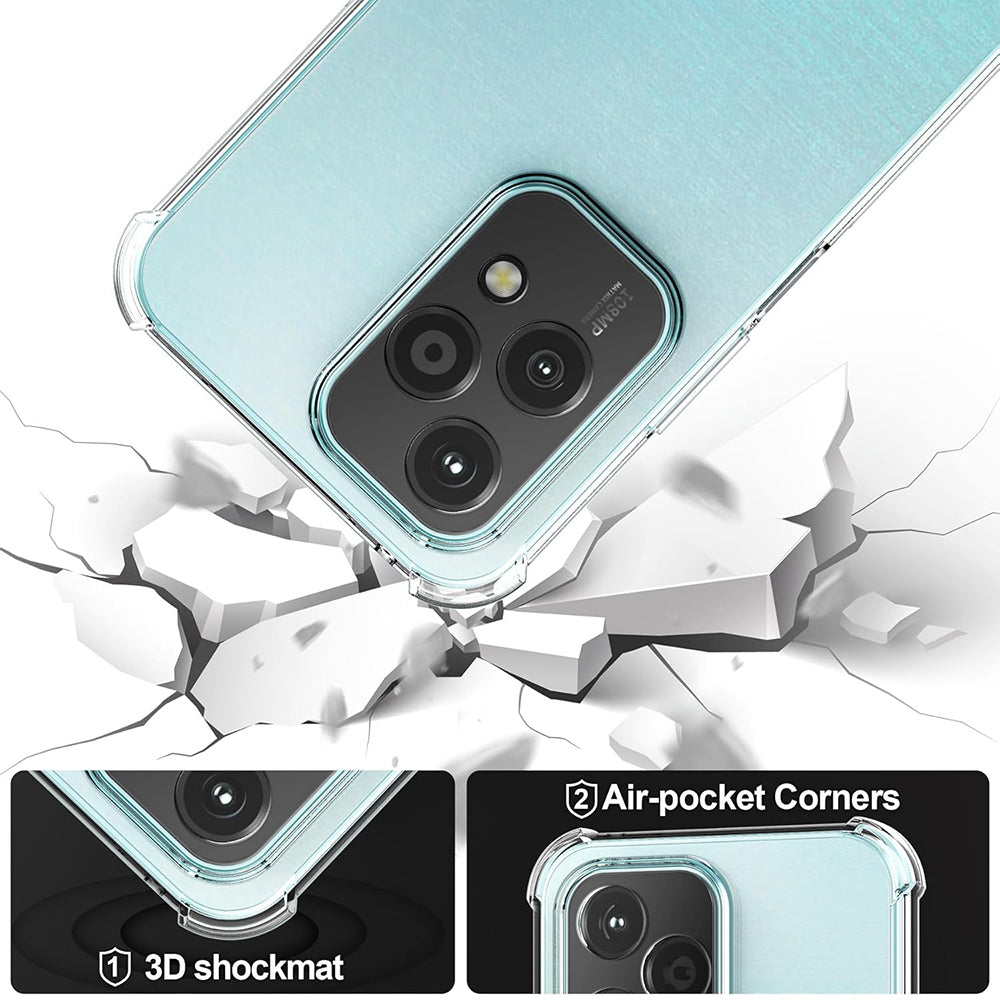 Husa pentru Honor 200 Lite, Techsuit, Shockproof Clear, Transparenta
