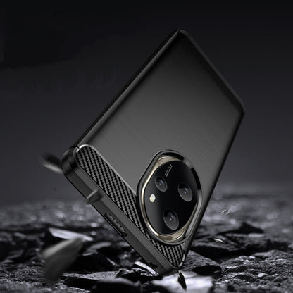 Husa pentru Honor 200, Techsuit, Carbon, Neagra