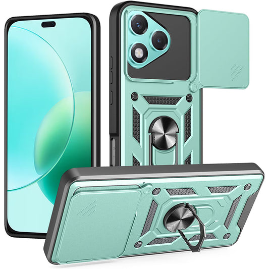 Husa pentru Honor 400 Lite, Techsuit, CamShield, Verde