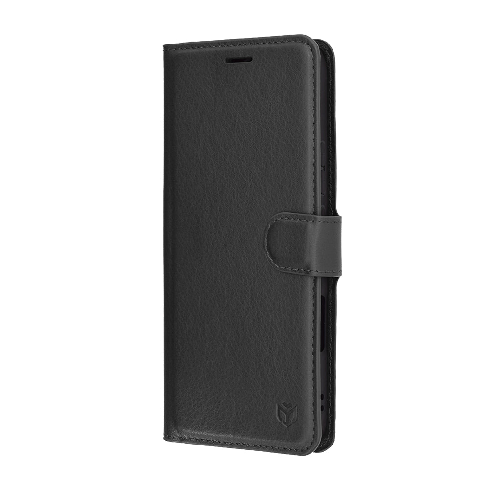 Husa pentru Honor 400 Lite, Techsuit, Leather Folio, Neagra