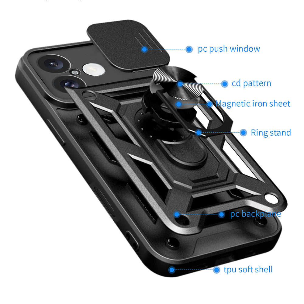 Husa pentru Honor 400 Pro, Techsuit, CamShield, Verde