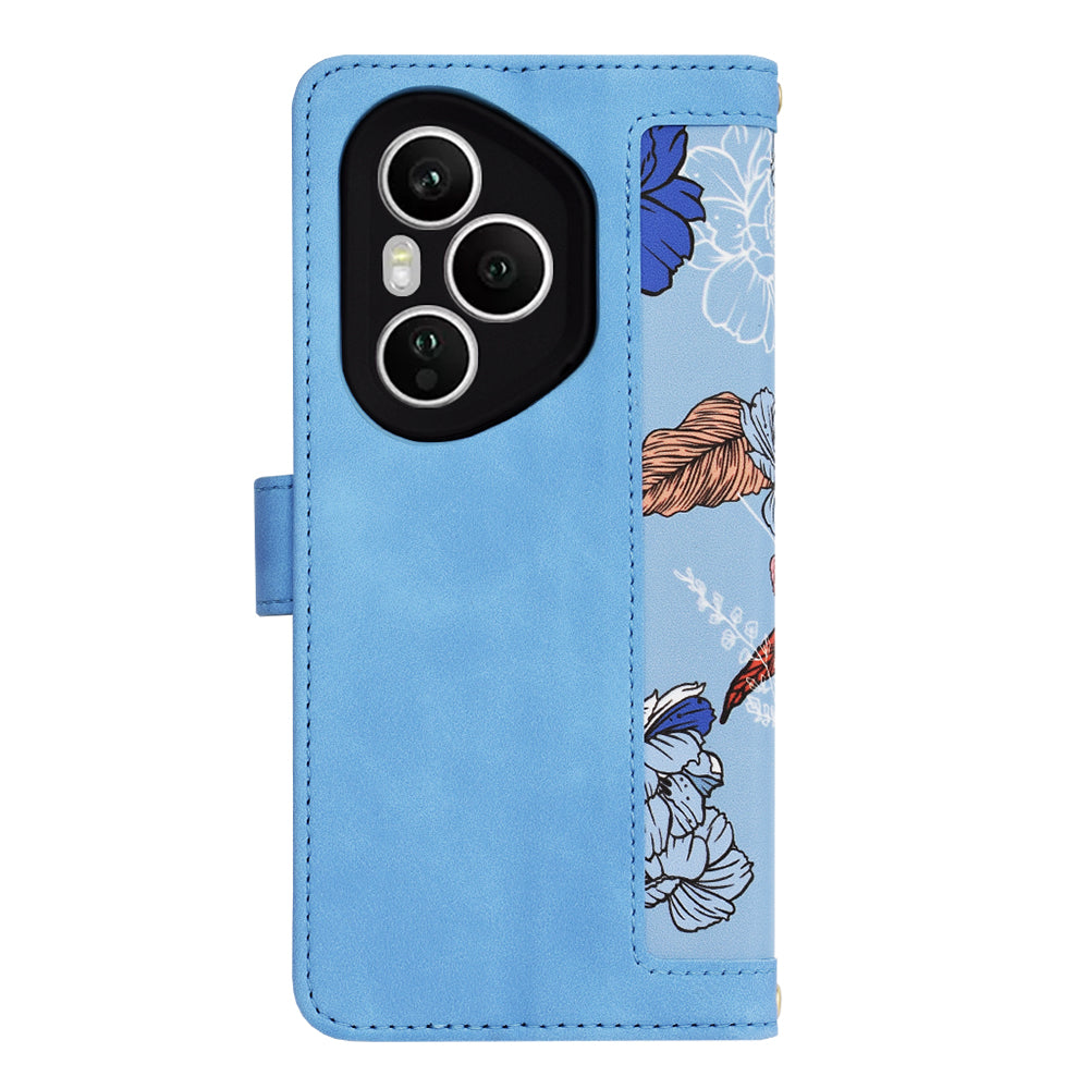 Husa pentru Honor 400 Pro, Techsuit, FlipCraft, Bleu
