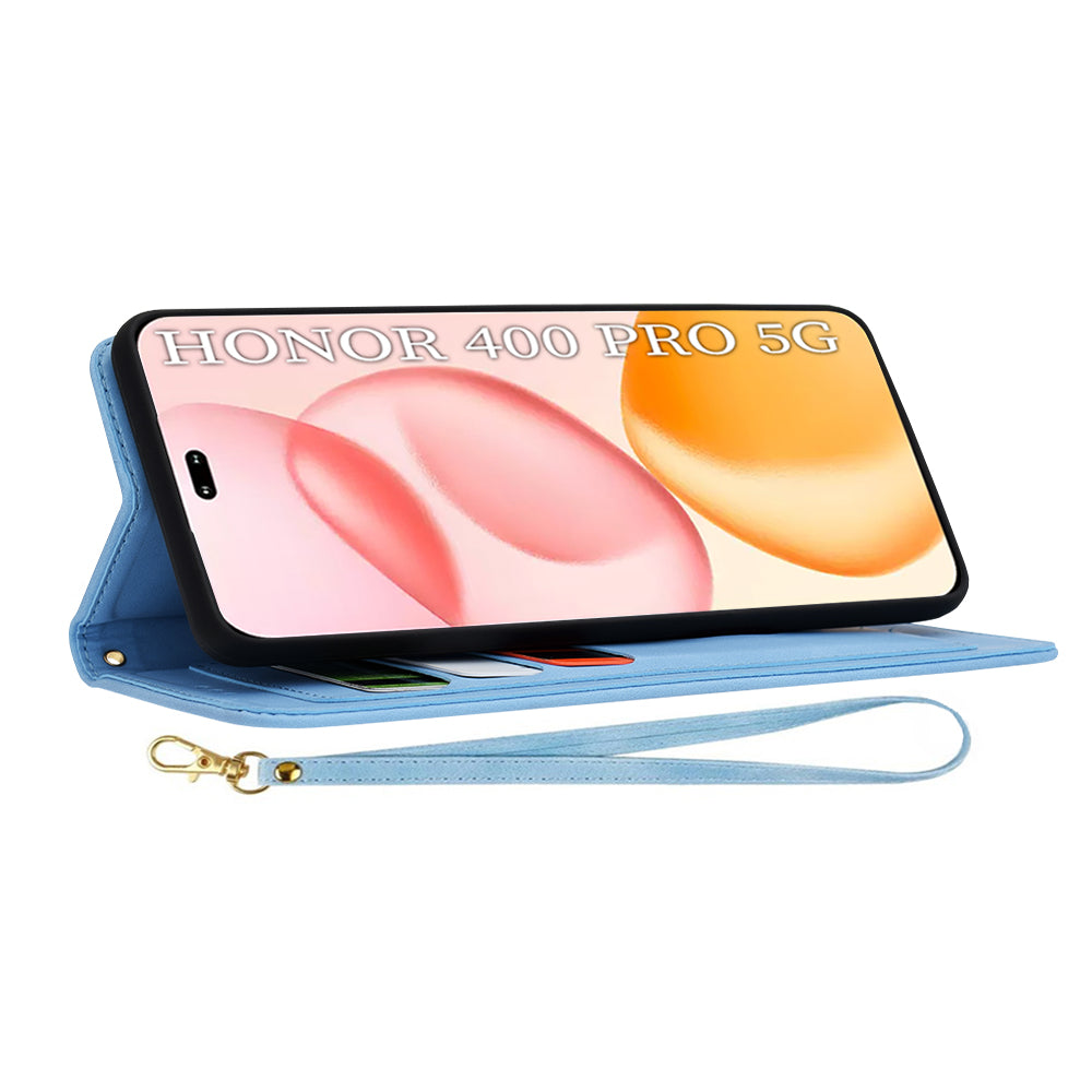 Husa pentru Honor 400 Pro, Techsuit, FlipCraft, Bleu