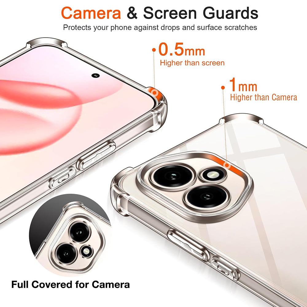 Husa pentru Honor 400 Pro, Techsuit, Shockproof Clear, Transparenta