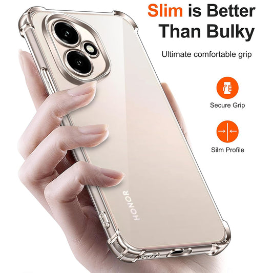 Husa pentru Honor 400 Pro, Techsuit, Shockproof Clear, Transparenta