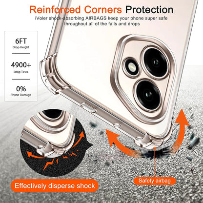 Husa pentru Honor 400 Pro, Techsuit, Shockproof Clear, Transparenta