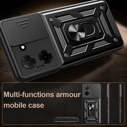 Husa pentru Honor 400 Smart 4G / X7d 4G / 400 Smart 5G, Techsuit, CamShield, Albastra