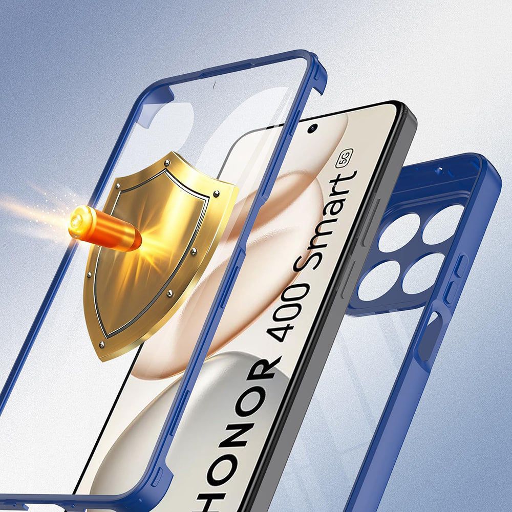 Husa pentru Honor 400 Smart 4G / X7d 4G / 400 Smart 5G, Techsuit, ColorVerse 360, Albastra
