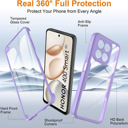Husa pentru Honor 400 Smart 4G / X7d 4G / 400 Smart 5G, Techsuit, ColorVerse 360, Mov