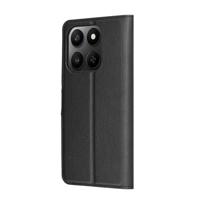 Husa pentru Honor 400 Smart 4G / X7d 4G / 400 Smart 5G, Techsuit, Leather Folio, Neagra