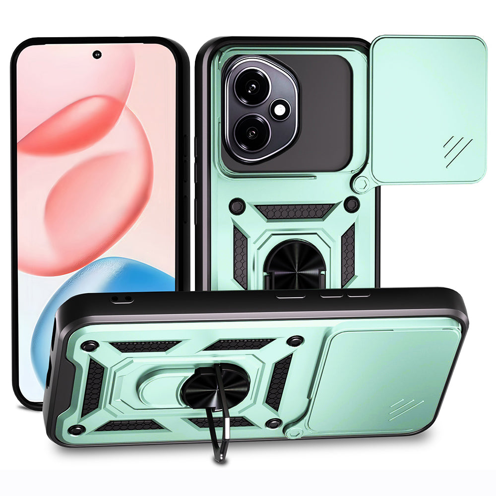 Husa pentru Honor 400, Techsuit, CamShield, Verde