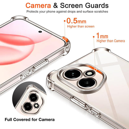 Husa pentru Honor 400, Techsuit, Shockproof Clear, Transparenta