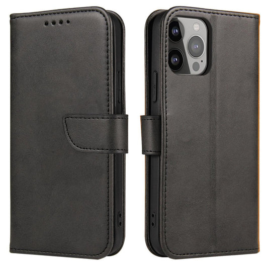 Husa pentru Honor 600 Pro, OEM, Marva Wallet, Neagra