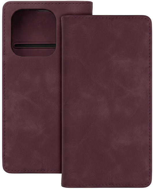 Husa pentru Honor 600 Lite, OEM, Smart Suede, Visinie