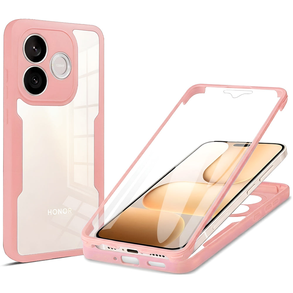 Husa pentru Honor 600 Lite, Techsuit, ColorVerse 360, Roz
