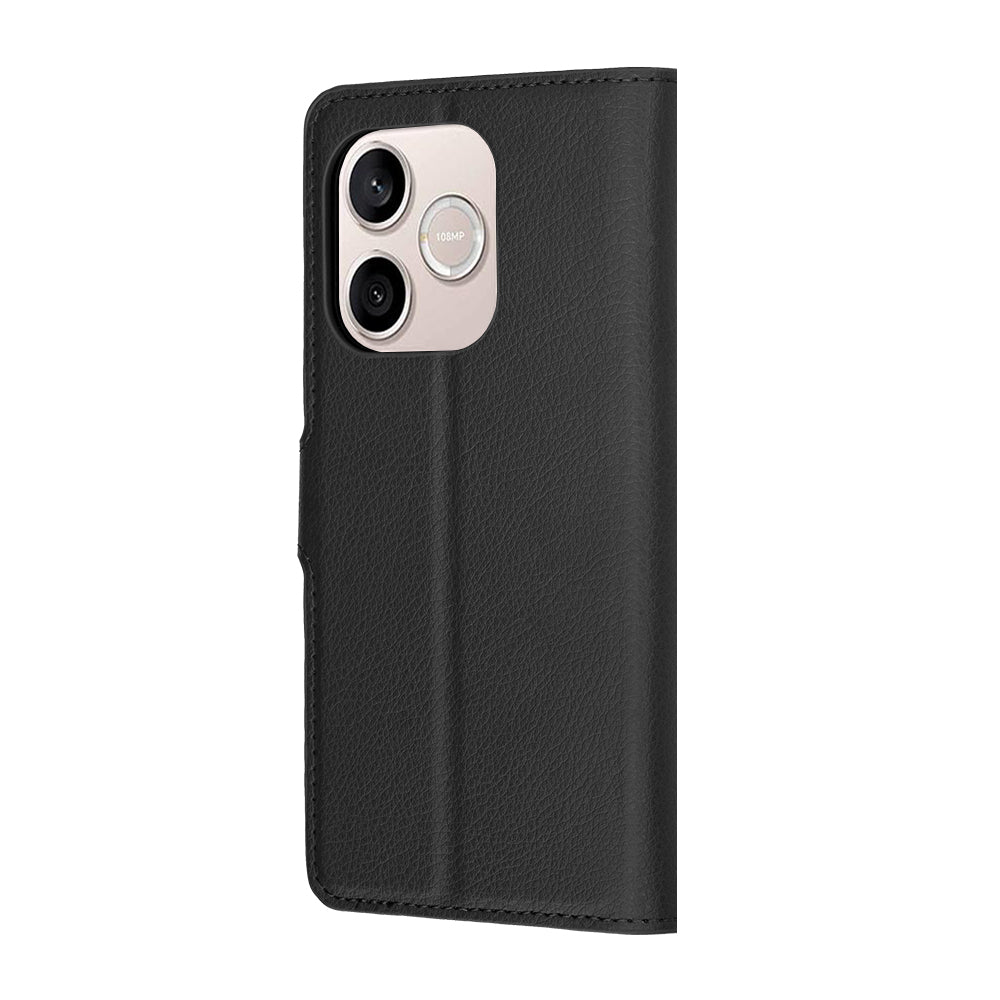 Husa pentru Honor 600 Lite, Techsuit, Leather Folio, Neagra