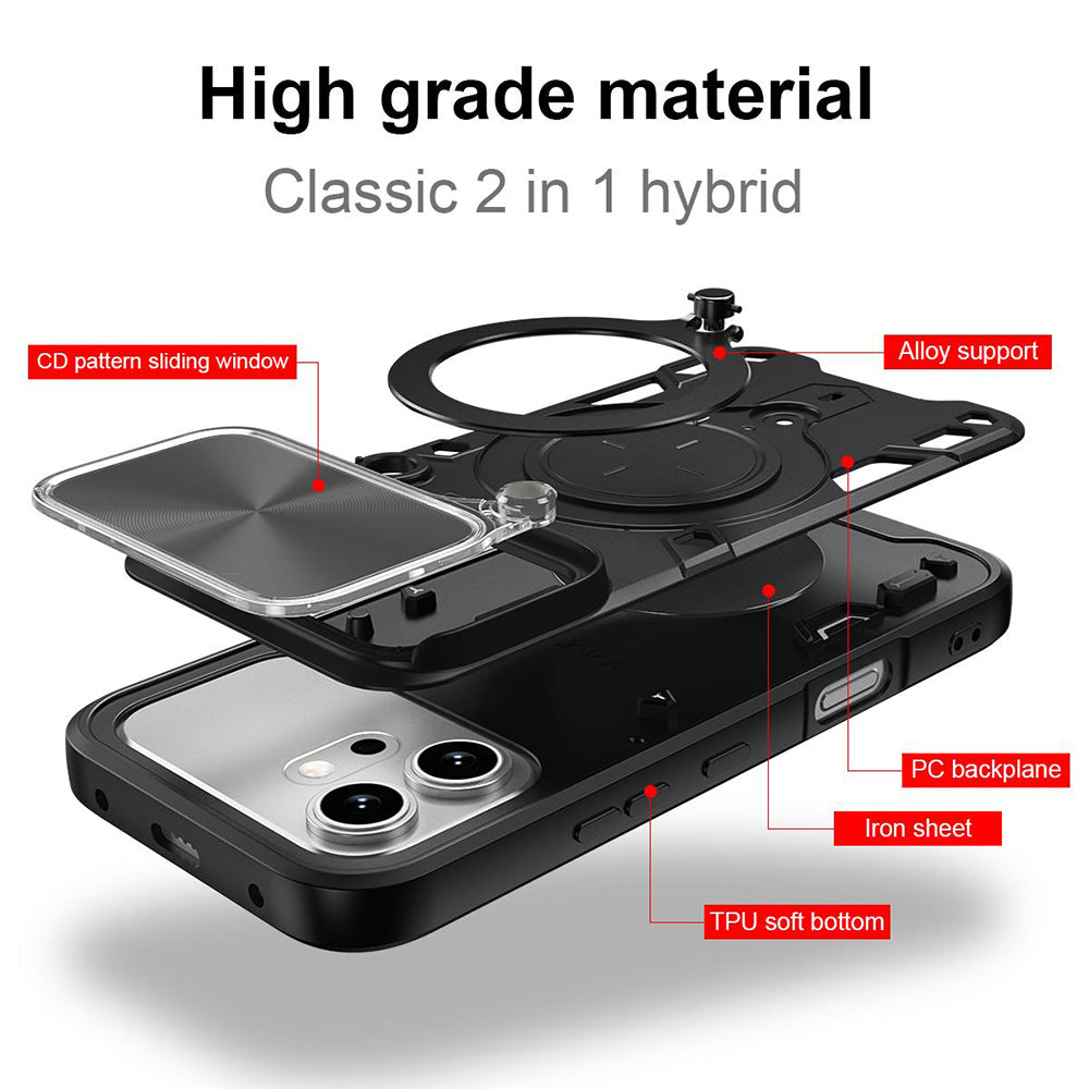 Husa pentru Honor 600 Pro / 600, Techsuit, CamGuard Pro, Albastra