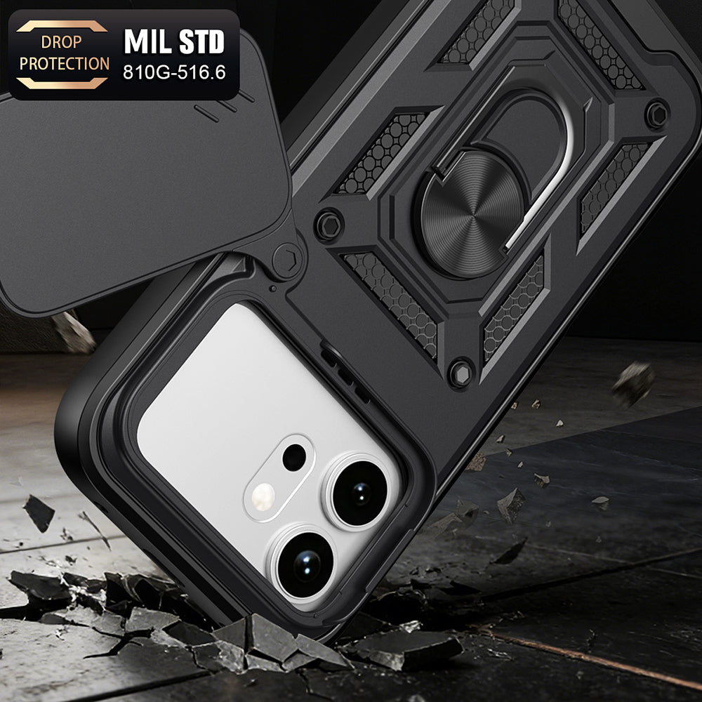 Husa pentru Honor 600 Pro / 600, Techsuit, CamShield, Albastra