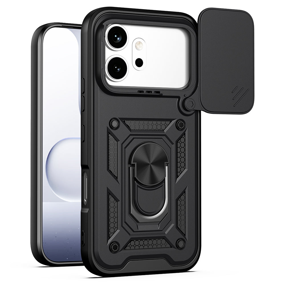 Husa pentru Honor 600 Pro / 600, Techsuit, CamShield, Neagra