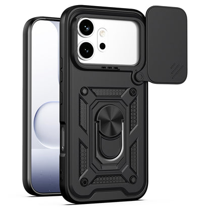 Husa pentru Honor 600 Pro / 600, Techsuit, CamShield, Neagra