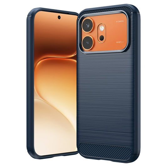 Husa pentru Honor 600 Pro / 600, Techsuit, Carbon, Albastra