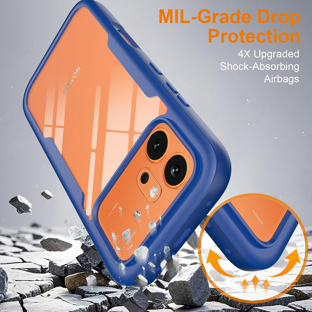 Husa pentru Honor 600 Pro / 600, Techsuit, ColorVerse 360, Albastra