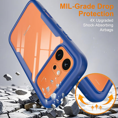 Husa pentru Honor 600 Pro / 600, Techsuit, ColorVerse 360, Albastra