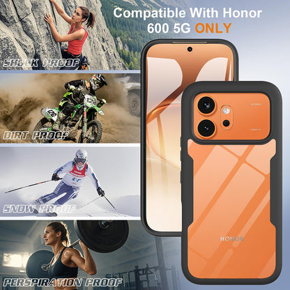 Husa pentru Honor 600 Pro / 600, Techsuit, ColorVerse 360, Neagra