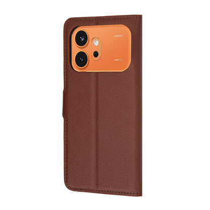 Husa pentru Honor 600 Pro / 600, Techsuit, Leather Folio, Maro