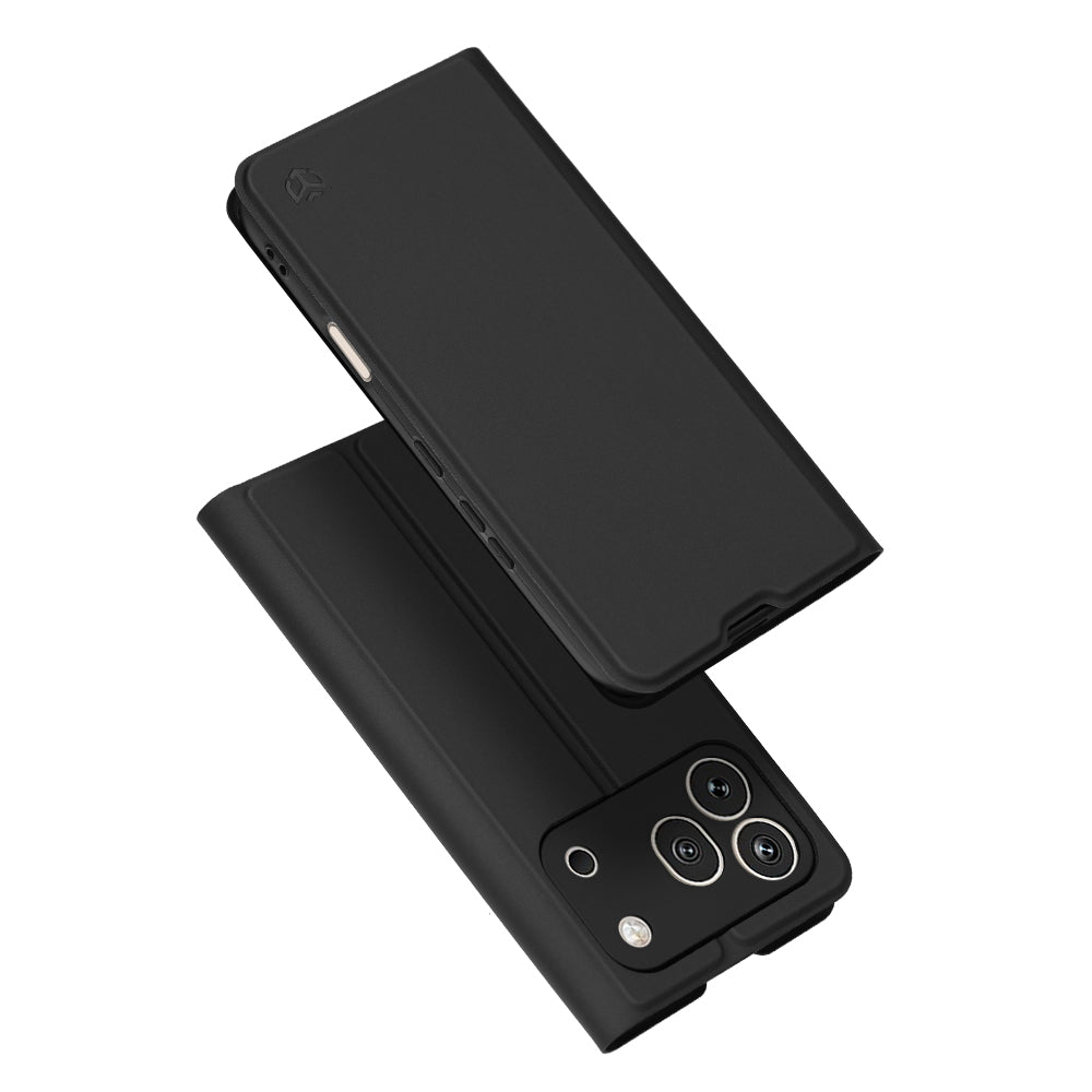 Husa pentru Honor 600 Pro, Techsuit, Magskin Book, Neagra