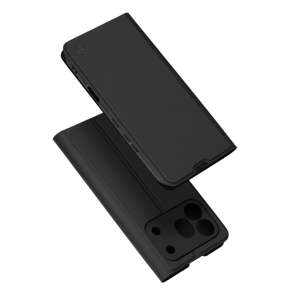 Husa pentru Honor 600 Pro, Techsuit, Magskin Book, Neagra