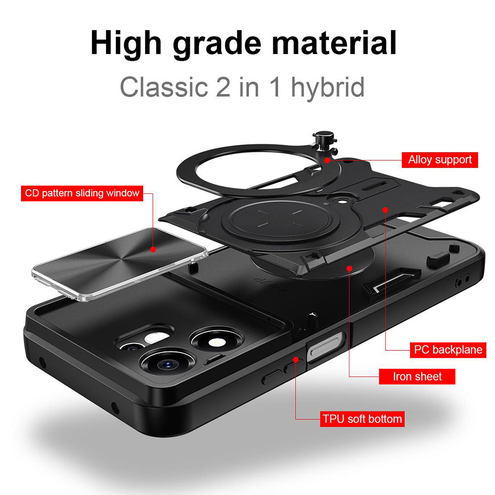 Husa pentru Honor 600 Smart, Techsuit, CamGuard Pro, Albastra