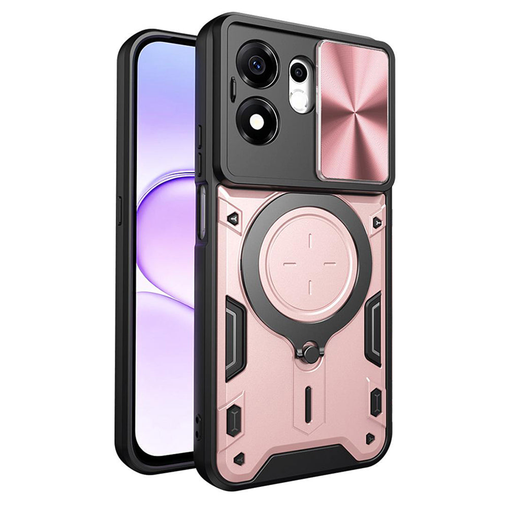 Husa pentru Honor 600 Smart, Techsuit, CamGuard Pro, Roz Aurie