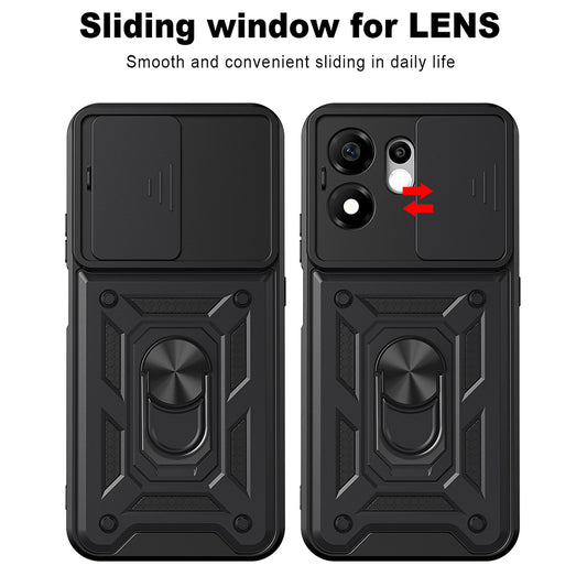 Husa pentru Honor 600 Smart, Techsuit, CamShield, Albastra