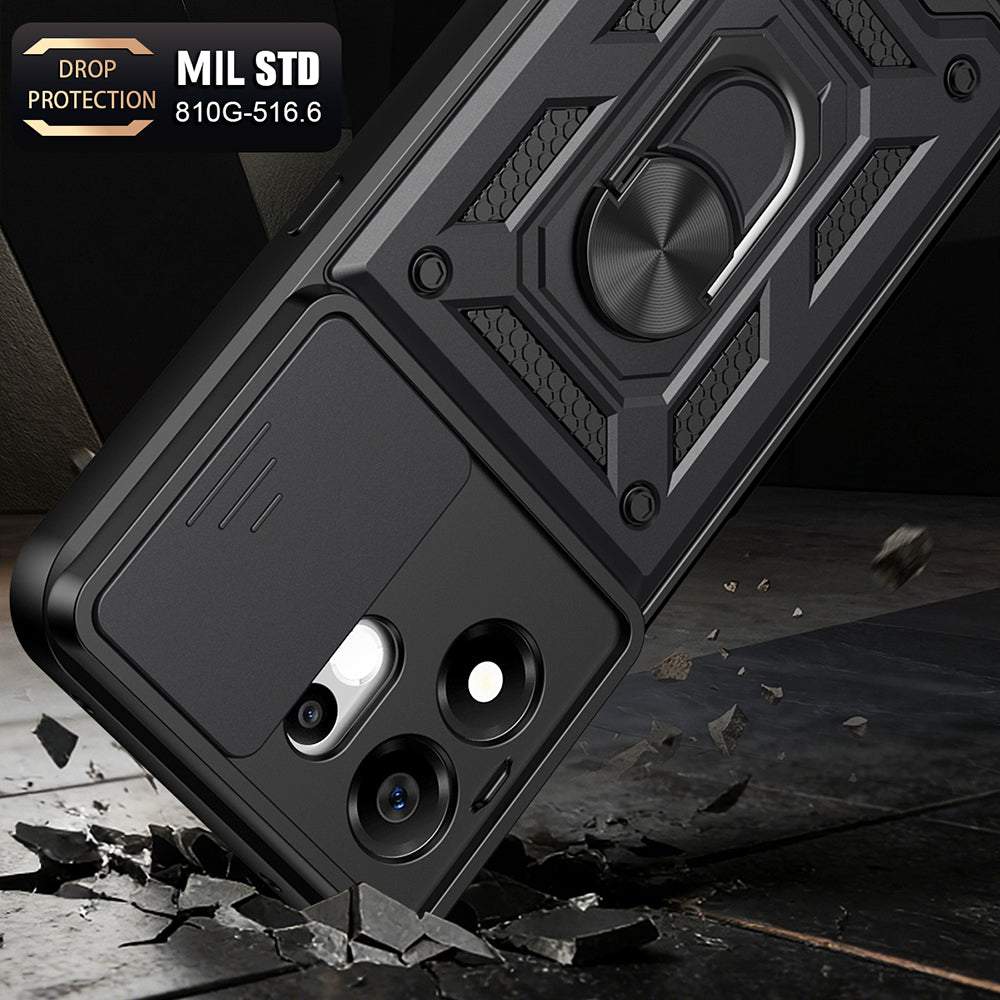 Husa pentru Honor 600 Smart, Techsuit, CamShield, Aurie