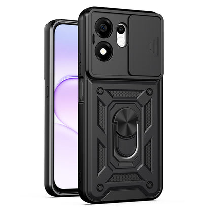 Husa pentru Honor 600 Smart, Techsuit, CamShield, Neagra