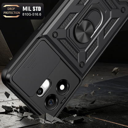 Husa pentru Honor 600 Smart, Techsuit, CamShield, Roz Aurie