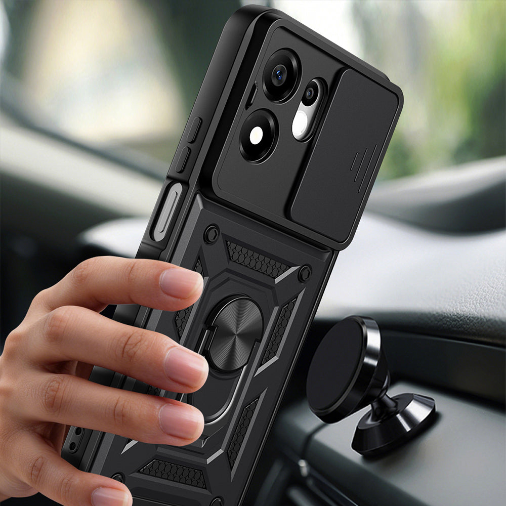Husa pentru Honor 600 Smart, Techsuit, CamShield, Verde